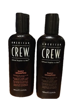 Two American Crew - Daily Shampoo - 3.3 Oz.New