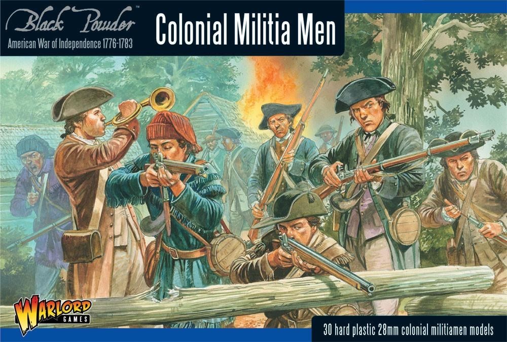 Colonial Militia Men - American War Of Independence - Warlord Games Black Powder