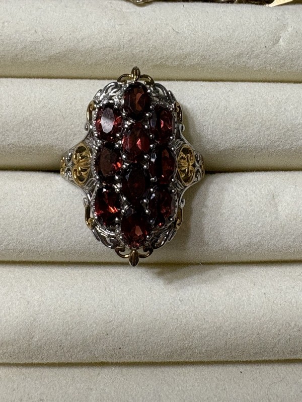 STS Karis Garnet Ring Size 10
