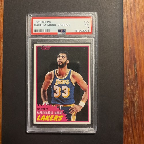 1981-82 Topps - Kareem Abdul-Jabbar #20 PSA 7
