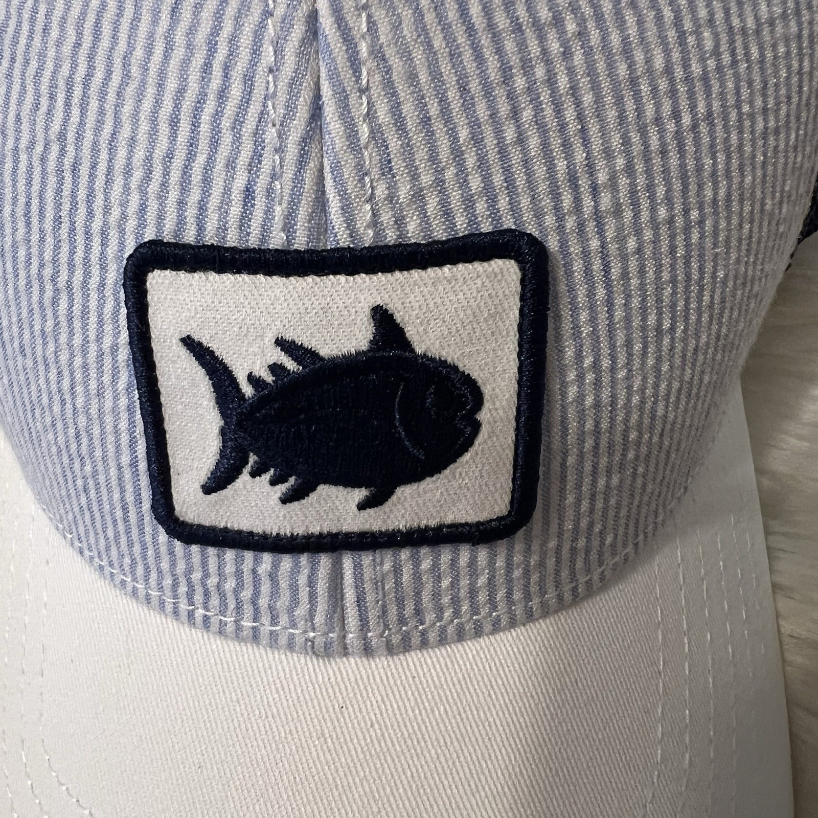 Southern Tide Fish Logo Patch Adjustable Snapback… - image 4