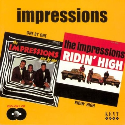 The Impressions - One By One / Riding High [New CD] UK - Import