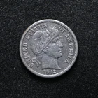 1912-S Barber Silver Dime VF Cleaned (bb19440)