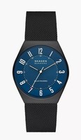 Skagen Grenen Solar SKW6837 Herrenuhr Milanaiseband Edelstahl Schwarz Uhr Neu