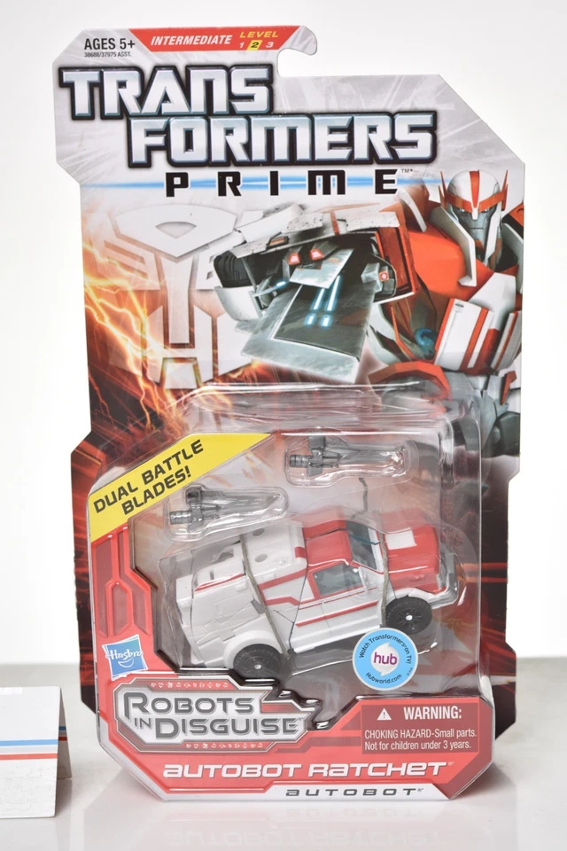 Transformers Prime Robots In Disguise Deluxe Autobot Ratchet Figure New - Image 2 of 4