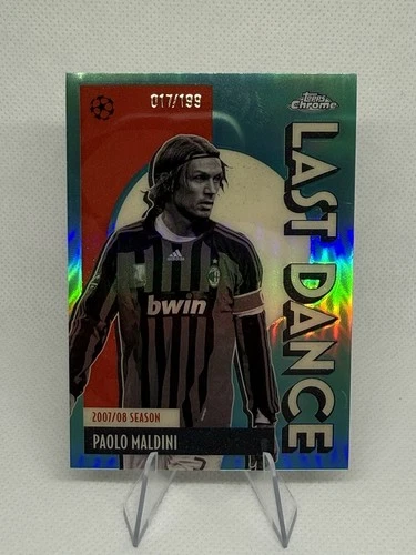 Topps Chrome Last Dance Paolo Maldini /199 Insert AC Milan 2007/08 #LD-11