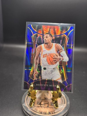 2023-24 Panini Select - Mezzanine Level Dejounte Murray #374 Blue Tectonic Prizm