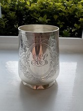 Antique Sterling Silver Cup London 1886 – Josiah Williams & Co (GMJ)