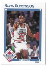 1991-92 NBA Hoops Basketball Alvin Robertson All-Stars Card #258 Milwaukee Bucks