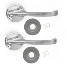 Inside Door Handle Pair Chrome 1962-1965 Chevy Ii