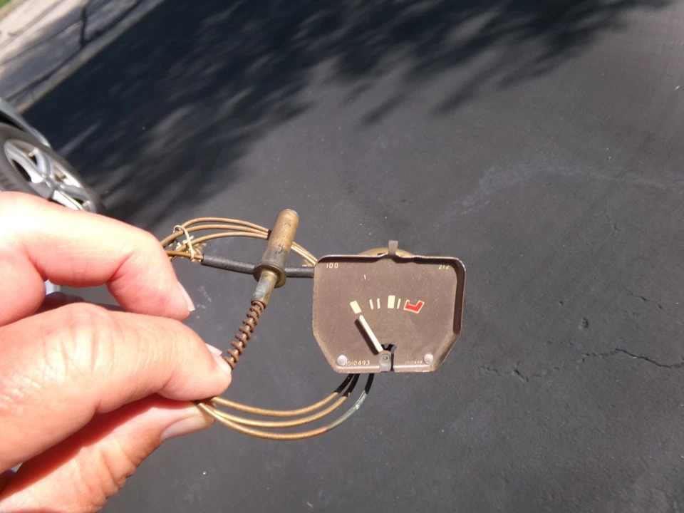 1937 Chevrolet DeLuxe Temperature Gauge AC Thermo NOS GM - Image 3 of 4