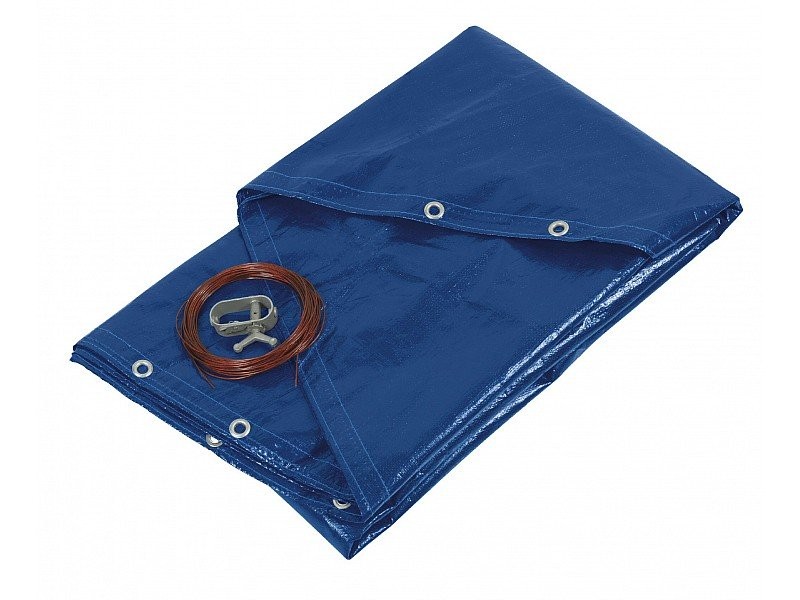 Tela De Protección De Polietileno Para Piscinas Redondas 5.20m Ribimex Ribiland
