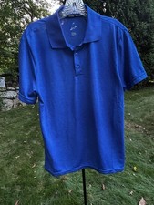 Head Men s Polo Shirt Royal Heather Blue Small MSRP 50 New With Tags