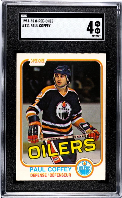 Paul Coffey trading card