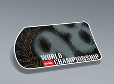 ADESIVO APRILIA WORLD CHAMPIONSHIP 1998 sagomato per RS 125 e 250 | 8x5 cm