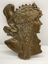 Bergamot Brass Works Belt Buckle Boho Gypsy Woman Vintage READ 