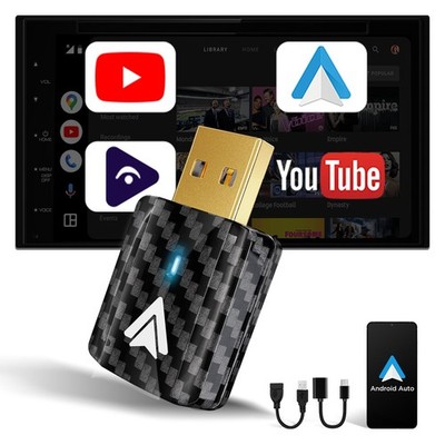 MSXTTLY Android Auto Wireless Adapter U2AC-L9, 2026 Mini Car Dongle für kabel...