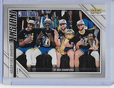 CURRY THOMPSON GREEN IGUODALA 2021-22 Panini Instant 4th NBA Champs /1628 #293