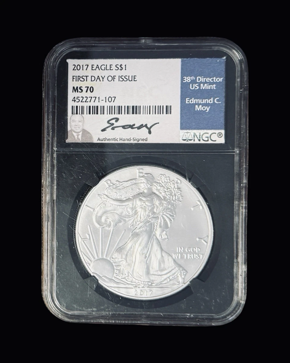 American Eagle MS 70 Graded 2017 Silver Bullion Coins for sale | eBay