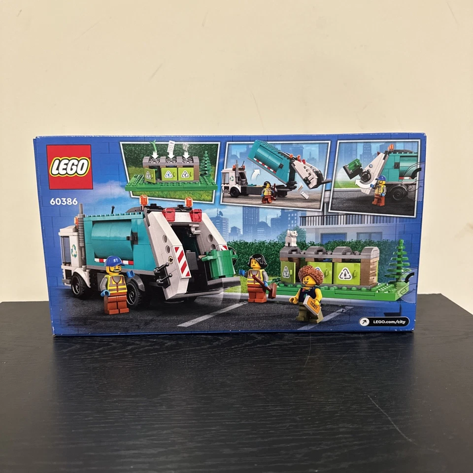 Lego City: Camión de reciclaje (60386) - Nuevo camión de basura sellado Foto 2 de 4