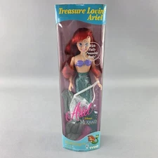 TYCO The Little Mermaid Treasure Lovin Ariel Doll Set Disney Vintage RARE NEW