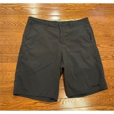 Patagonia Stretch Wavefarer Walk Shorts Mens 34 Gray 10" Nylon Beach Hiking
