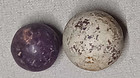 Lot 7 Vintage Clay Rock MARBLES  1 Very LARGE  1 Very SMALL   $ no reserve $ — photo 6