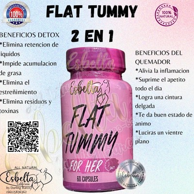 Flat Tummy 2 in 1 natural weight loss supplements