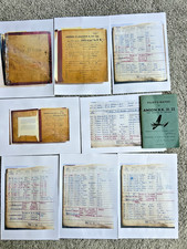 Original 1948 AVRO ANSON Pilot's Notes + Provenance, RAF Pilot Log Book Copies