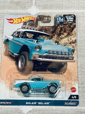 HOT WHEELS Big-Air Bel-Air Turquoise Car Culture HW Off Road Premium HKC74 2023