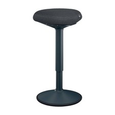 Leitz Ergo Active Standing Stool With Comfort Seat Dark Grey - 65450089