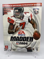 Madden 2004 Prima Strategy Guide Book GameCube, Xbox, PS2, PC