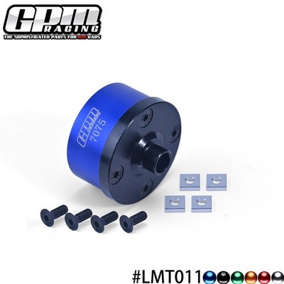 GPM Medium Carbon Steel+Aluminium 7075 Front/Middle/Rear Diff Case For LOSI LMT
