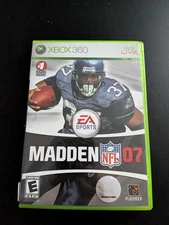 Madden NFL 07 Xbox 360 Football Video Game CIB COMPLETE & TESTED Shaun Alexander