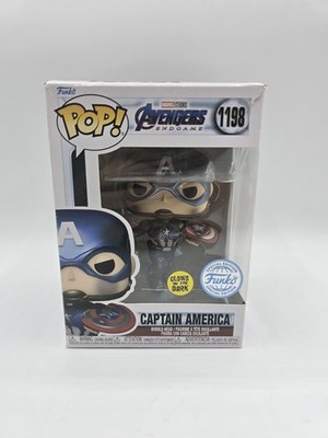 Captain America Funko Pop #1198 Glow - Marvel Avengers Endgame