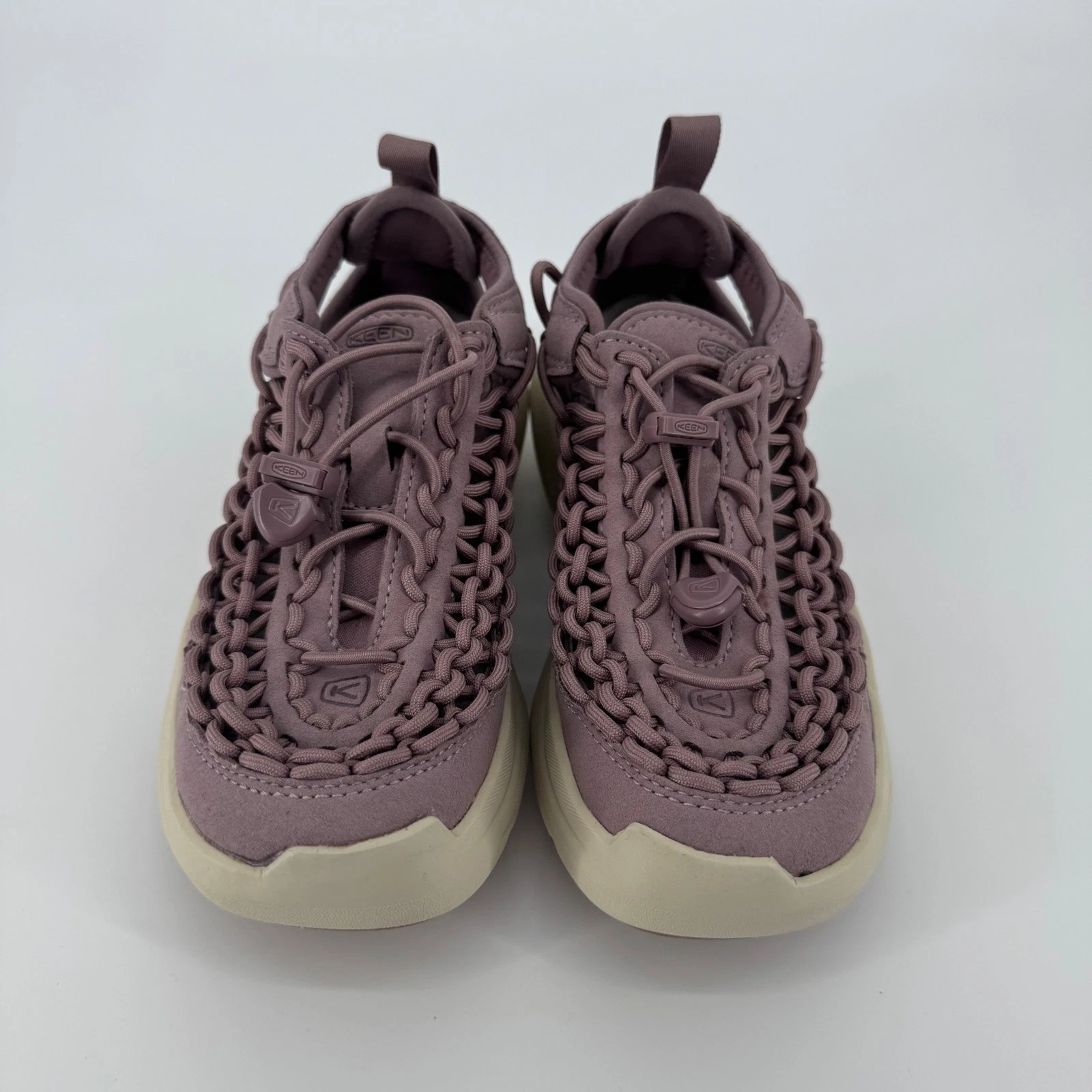 Keen Uneek II Harvest Mauve Purple Cord Platform Sneakers Womens Size 5 1030697