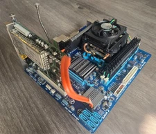 Gigabyte  78LMT-S2P, Socket AM3 + TV Capture Card + Windows 10 SSD Hard Drive