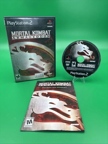 New ListingMidway Mortal Kombat Armageddon PlayStation 2 PS2 Game Complete W/Man, Blk Label