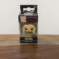 Stranger Things ELEVEN - W/ Wig and Eggo - Funko Pocket POP Keychain