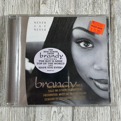 Brandy – Never Say Never CD 1998 Promo R&B Soul Atlantic