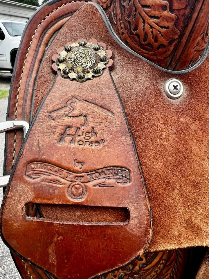 14” Circle Y High Horse Barrel Saddle - Image 2 of 4