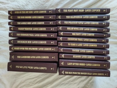 Louis L'amour Lamour Collection Leatherette Books Bantam