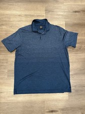 Oakley Hydrolix Moisture Wicking Blue Polo Shirt XL Regular Fit Short Sleeve