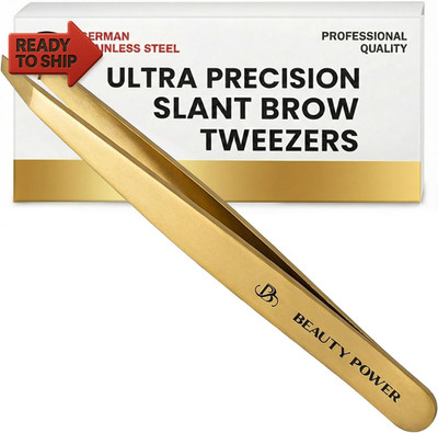 Beauty Power Tweezers for Women Facial Hair: Ultra Precision Tweezers for Women