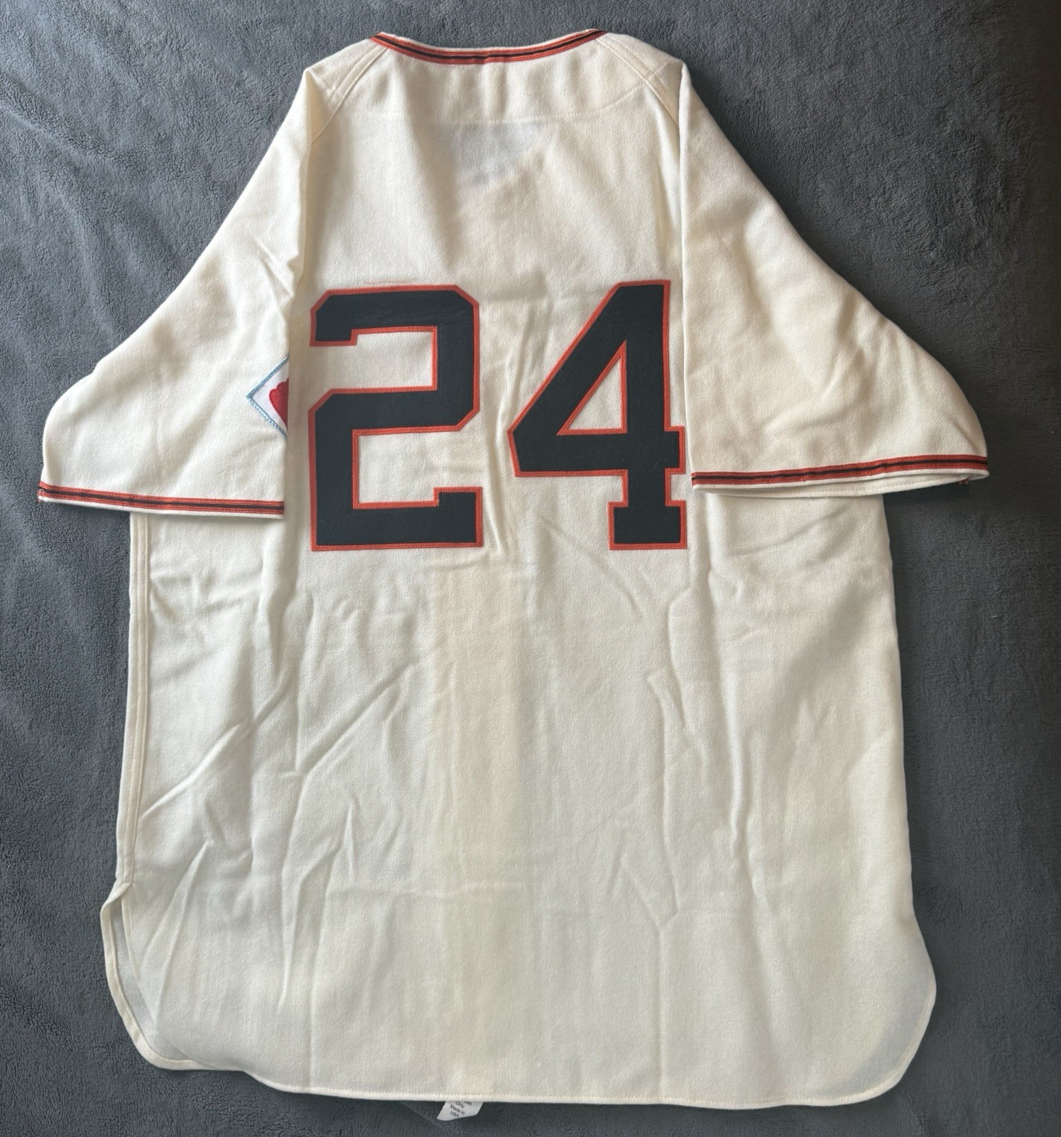 Willie Mays 1951 New York Giants Mitchell & Ness Jersey Size L Willie's Estate 1 - image 2