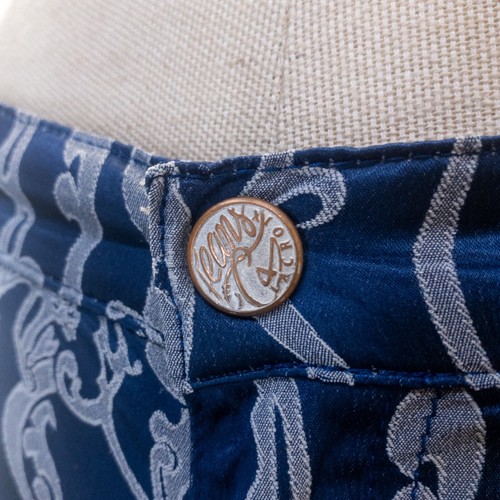 Pantalones chinos Christian Lacroix Jeans corte recto W 31 L 29 azul elástico - Imagen 10 de 15