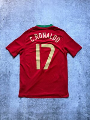 Portugal 2008 - 2010 Home football Nike shirt #17 Cristiano
