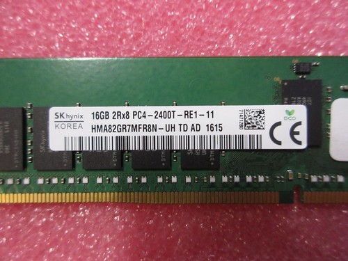 Dell SK Hynix 16GB 2Rx8 PC4-2400T ECC REG DDR4 HMA82GR7MFR8N-UH SNPHNDJ7C/16G - Picture 3 of 4