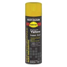 Rust Preventative Spray Paint, Equipment Yellow, Gloss, 15 o V2148838