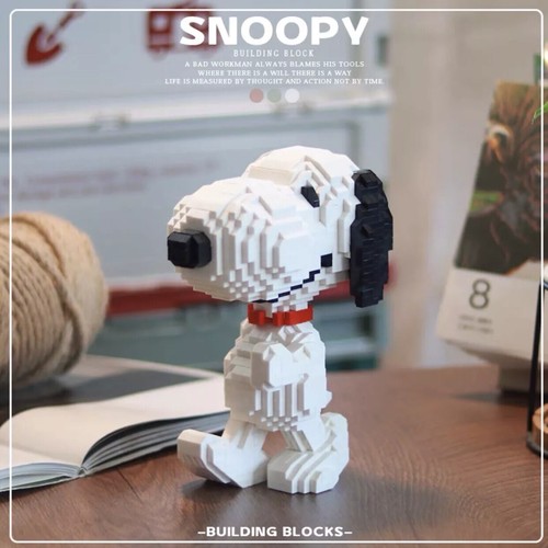 HOT Peanuts Snoopy Magic Blocks Kits Mini Building Blocks Challenging Game Gift - Picture 10 of 25